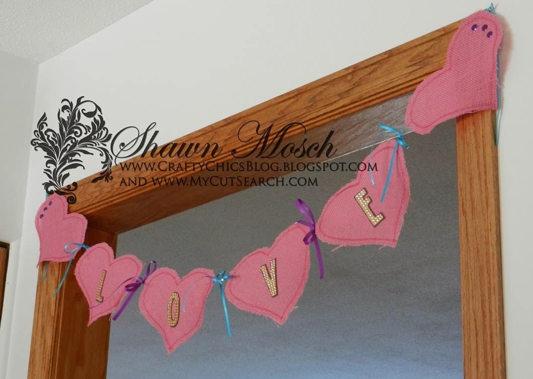 Valentine's Day craft banner