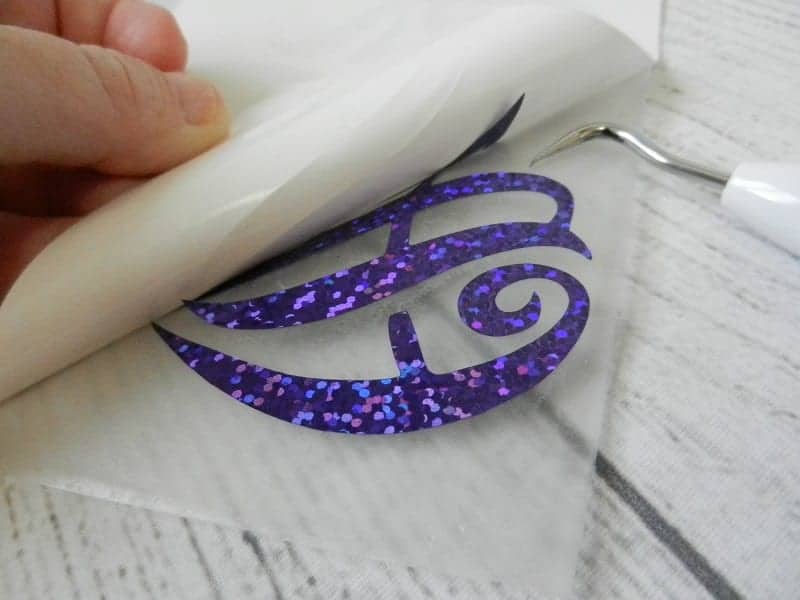 Cricut holographic decal