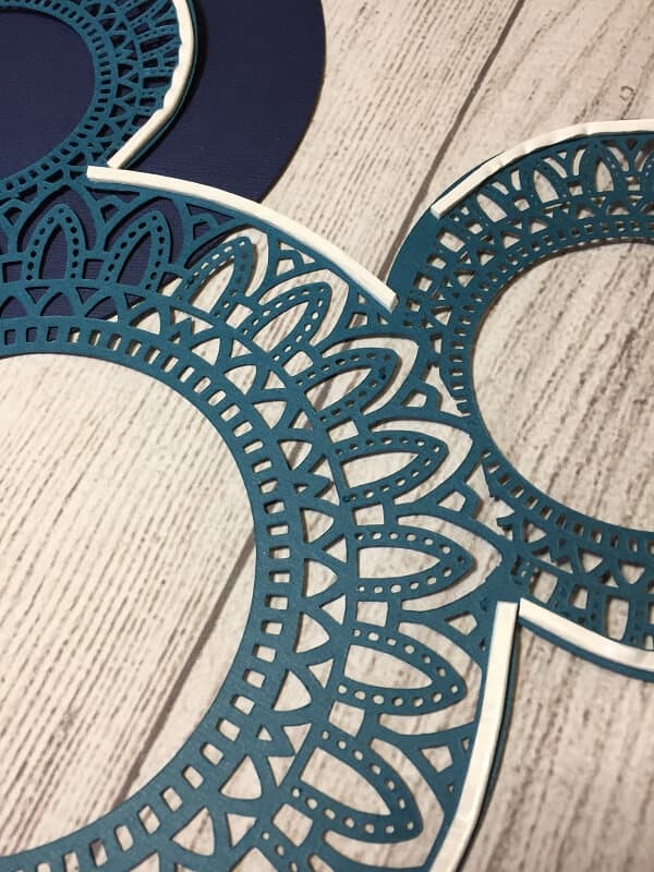 layered 3D mandala Mickey Mouse foam tape