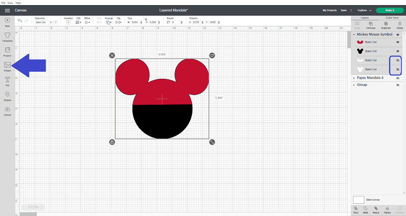 Insert Mickey Mouse image