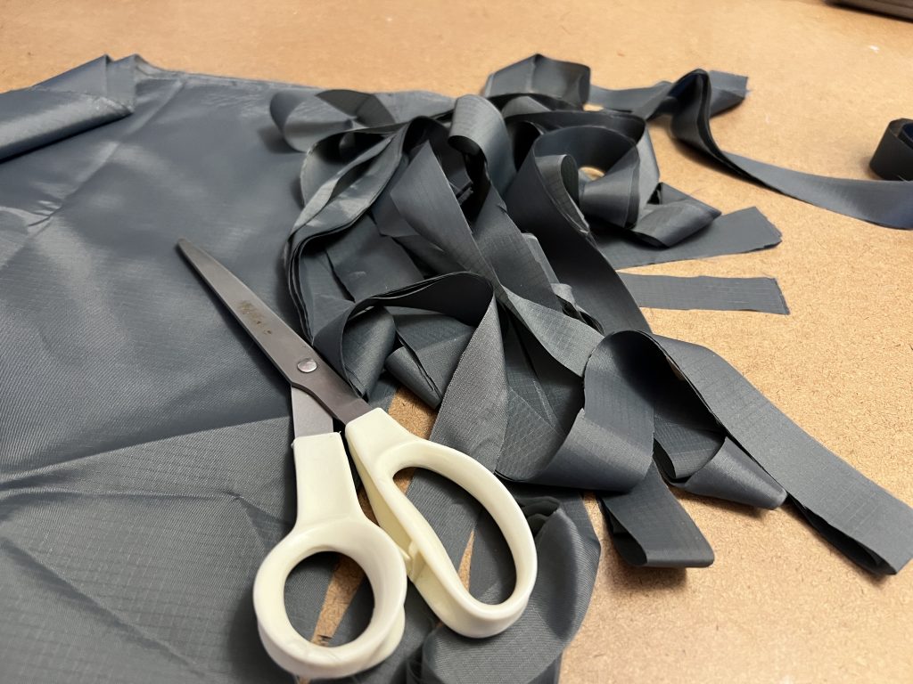 strips of fabric for making fabric yarn