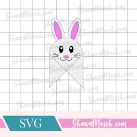 Bunny Corner Bookmark SVG